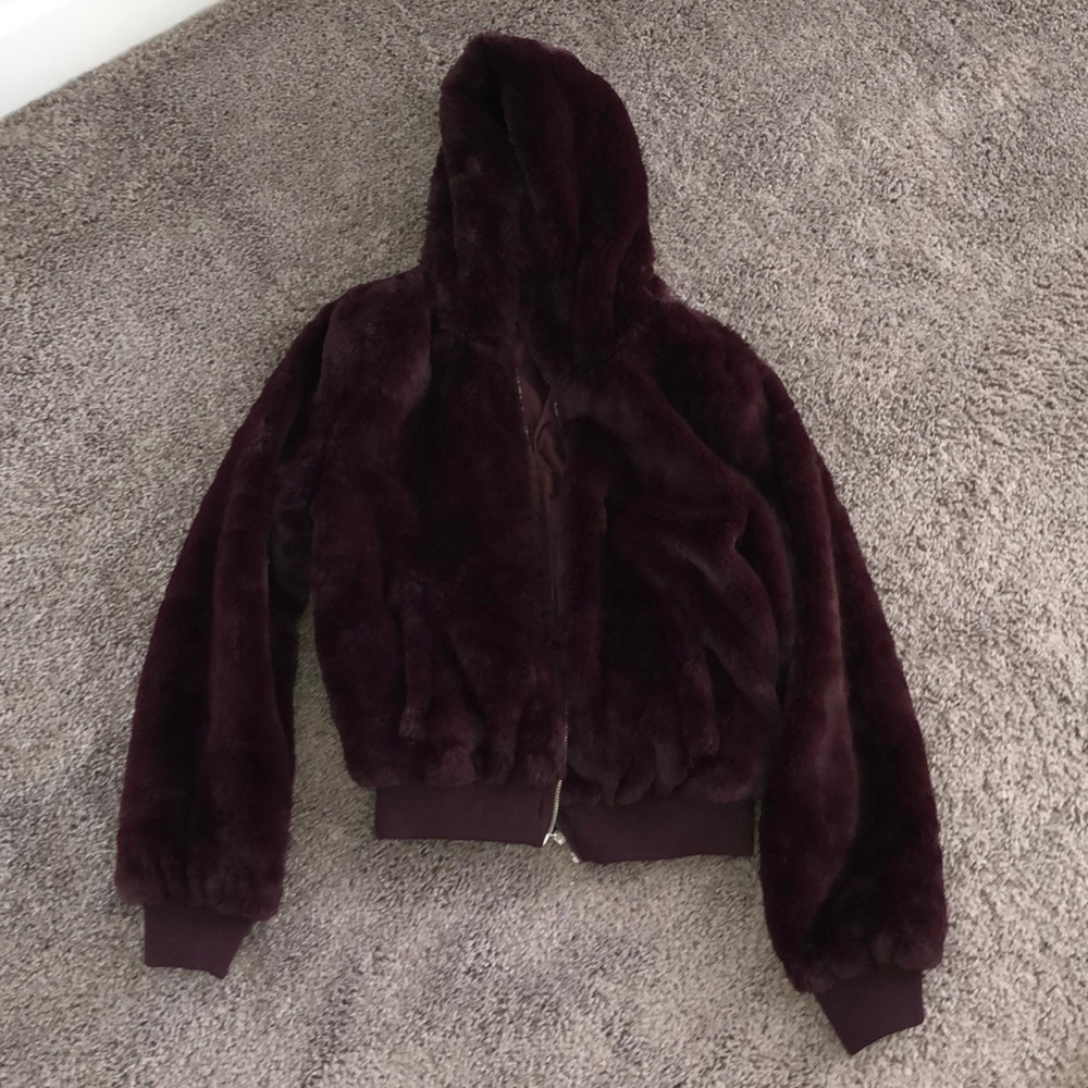 Faux fur Hoodie